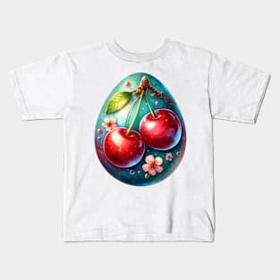 Springtime Cherry Surprise Kids T-Shirt